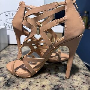 Steve Madden Blush Strappy Heels